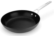 Stainless-Steel Induction Frying Pan Non-Stick, MSMK Big Diamond and Titanium Non-Toxic Non Stick, Oven Proof, Stay Cool Handle, Dishwasher Safe, PFOA Free 30cm Non-Stick Omelette Pan for All Hobs