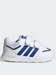 adidas Sportswear Infant Tensaur Switch Trainers - White/blue, White/Blue, Size 4 Younger