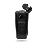 écouteur sans fil Bluetooth mains libres avec clip d'affaires avec appels rappelant la vibration, noir