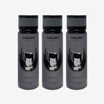 3 X Galaxy Plus Concept Invict Perfume Body Spray Inspired By Invictus 200ml