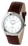 AURORE Homme Analogique Quartz Montre avec Bracelet en Acier Inoxydable AH00023