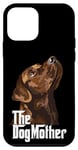Coque pour iPhone 12 mini La mère chienne Brown Chocolate Lab Mom Labrador Retriever