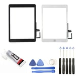 VITRE ECRAN TACTILE POUR IPAD 6 A1954/A1893 9.7" BLANC + OUTILS + COLLE