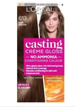 2 X L'Oreal Casting Creme Gloss Semi-Permanent Hair Colour 613 Iced Mocha