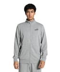 PUMA Ess Track Jacket TR Pull-Over Homme, Medium Gray Heather, L