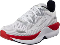 FILA Women's FFW0108 Running Shoe, White-High Risk Red-Fila Navy, 4 UK