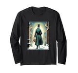 Ebeneezer Scrooge Character from A Christmas Carol Long Sleeve T-Shirt