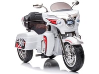 Lean Toys Goldwing Trehjulig Cykel Med Batteri, Vit