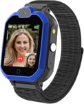 Montre Connectée Enfant 4g, Montre Gps Enfant Avec Appel, Chat Vocal Et Vidéo, Alarme, Sos, Appareil Photo, Podomètre, Mode Classe, Wifi Watch Pour 4-12 Garçons Filles