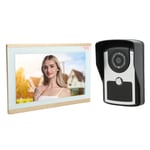 10in WIFI Wired Home Video Doorbell 1080P 2MP Manual Zoom IR Night Vis-ion 2 New