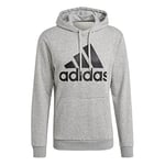 adidas Men's Sweatshirt-gk9541 Hooded Sweatshirt, Mgreyh/Black, L UK