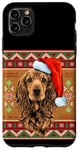 Coque pour iPhone 11 Pro Max Enjoy Christmas New Year Present T-shirt, Xmas Santa Dog Fun