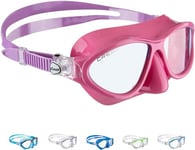 Cressi Kids Moon Snorkeling Mask, Pink/Lilac, 5-10 Years