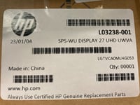 NEW BOXED HP L03238-001 27" UHD UWVA Display Monitor for EliteOne 1000 G2 Ai0