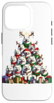 Coque pour iPhone 16 Pro Christmas Tree Samoyed Dog Sammies