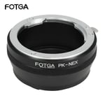 Fotga PK-NEX  Digital  for Pentax PK K Mount Lens to NEX E-Mount I2V0