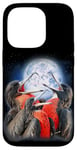 iPhone 14 Pro 3 Frigate Birds Howling At The Moon Funny Bird Lover Birder Case