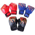 Boxningshandskar Barn Junior Ungdom Sparring Träning Kick Boxi Red one size