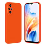 Tveinan Phone Case for Honor 200 5G Case, Ultra Slim Thin Soft Silicone Cover, Flexible TPU Shell Shockproof Case for Honor 200, Orange