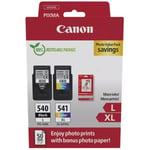 Multipack PG-540L + CL541XL + 50 ark fotopapir