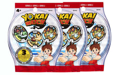 Sachets de 3 médailles Yo-Kai Watch - x3 - Yo-Kai Watch