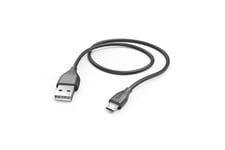 Hama 00201586 USB-kabel 1,5 m USB 2.0 Micro-USB A USB A Sort
