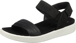ECCO Flowtw, Ankle Strap Sandals Women’s, Black (Black/Black 51052), 4.5 UK EU