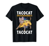 Tacocat Spelled Backward Shirt Cinco de Mayo Cat Taco Lover T-Shirt