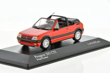 PEUGEOT 205 CTi Cabriolet Red 1990 1/43 MINICHAMPS 400112330