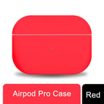 Airpods Pro Case Scratch-Absorbing Protecting Cover, Red, 1pk