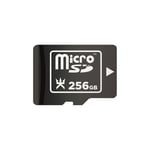 Carte mémoire Micro SD 256 Go pour Nintendo Switch Alpha Omega Players Noir