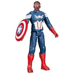 Marvel Studios Captain America Brave New World Titan Hero Series, Figurine Captain America