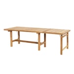 Fri Form - Tillsatsskiva Bredd 80/85 cm Teak - Utendørs spisebord - Elsa Stackelberg - Tre