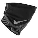 Nike Unisex 360 Therma-Fit Neck Warmer (Black/Silver) - Size Small/Medium