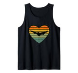 I Love Bat Fan Retro Vintage Flying Fox Bat Tank Top