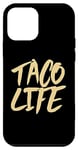 Coque pour iPhone 12 mini Taco Life - Messages amusants et motivants
