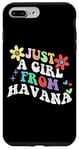 Coque pour iPhone 7 Plus/8 Plus Rétro Groovy Just A Girl From Havana Funny Mother's Day 2023