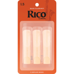 D'Addario REA0315 Klarinett Flis Rico Bass Clarinet 1.5 3-pakning