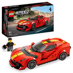 LEGO Speed Champions Ferrari 812 Competizione, Sports Car Toy Model Building Kit for Kids, Boys & Girls, 2023 Series, Collectible Race Vehicle Set 76914