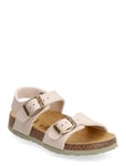 Sl Shark 2.0 Pu Leather Beige Shoes Summer Shoes Sandals Beige Scholl