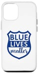 Coque pour iPhone 14 Blue Lives Matter