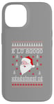 Coque pour iPhone 14 2024 Famille Noël Unique Moche Rouge Vert