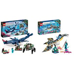 LEGO 75579 Avatar Payakan the Tulkun & Crabsuit Buildable Toy & 75575 Avatar Ilu Discovery The Way of Water Movie Building Toy Ocean Set