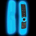 Housse Coque En Silicone Pour Telecommande Lg Mr21Ga Mr22Ga Mr23Ga Mr24Ga,Etui De Protection Pour Magic Remote Lg 2021-2024(Glow Blue)