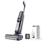 Tineco FLOOR ONE S5 Smart Cordless Wet-Dry Vacuum Cleaner and Mop for Hard Floors, Digital Display, Long Run Time, Great for Sticky Messes and Pet Hair, Space-Saving Design