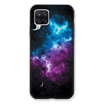 Coque pour Samsung Galaxy A12 Univers Bleu Violet