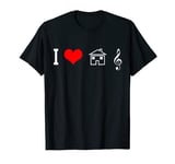 House Music - I Love Rave EDM Techno Party DJ Gift T-Shirt