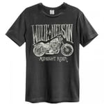 Amplified Mens Willie Nelson Midnight Rider T-Shirt - S