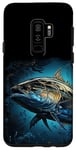 Coque pour Galaxy S9+ Portrait de thon rouge pêche en haute mer pêcheur pêcheur, art