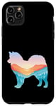 Coque pour iPhone 11 Pro Max American Eskimo Dog Nature Randonnée Chien Sunrise Adventure